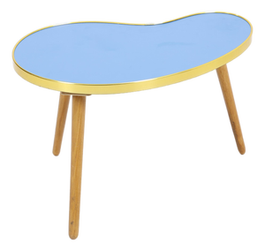 Vintage Kidney-Shaped Table, 1960s