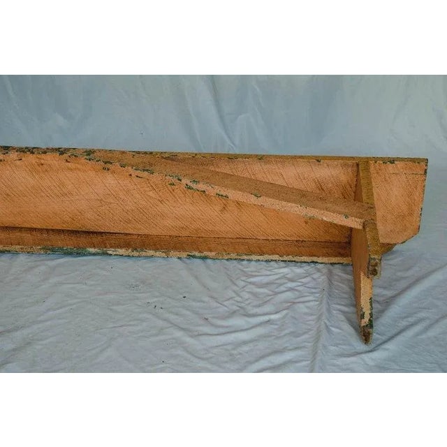 Rustic Painted Bench For Sale - Image 11 of 12