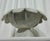 Mid 20th Century Folk Art Scalloped Concrete Pedestal Planter / Garden Urn For Sale - Image 4 of 13