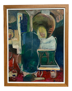 Hendrik De Jong, Abstract Composition, 1994, Oil on Canvas, Framed