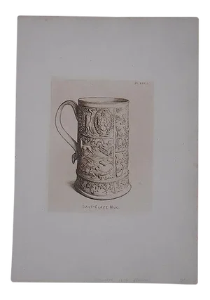 Antique Ltd. Ed. English Pottery Etching