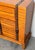 French Moderne Style Leather-Strapped Six-Drawer Chest Manner of Jacques Adnet For Sale - Image 11 of 14