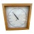 Mid Century Bill Miller Ish White Face Beech Wood Wall Clock - Rare For Sale