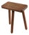 Rustic Wooden Tripod Stool, France, 1940s For Sale