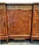 French Belgian Louis XVI Style Marble Top Marquetry Sideboard With Decorative Brass For Sale - Image 3 of 11