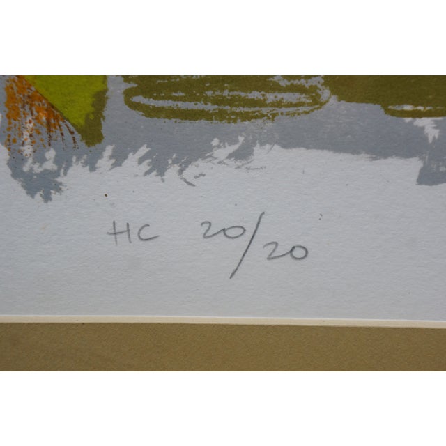 1983 Theo Tobiasse Immense Femme Heart of Men Abstract Hc Lithograph 50" For Sale - Image 6 of 14