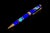 Blue David Rosales Gemstone Pen Southwest Native American Lapis Turquoise Ruby For Sale - Image 8 of 9