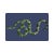 2020s Serpent Blue Vegan Leather Rectangle Placemat, Set of 4 For Sale - Image 5 of 5