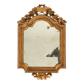 Louis XVI Period French Carved Giltwood Mirror, Circa 1775 For Sale