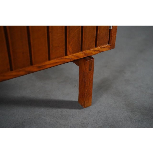 Slatted Teak Sideboard, Germany, 1970s For Sale - Image 13 of 18