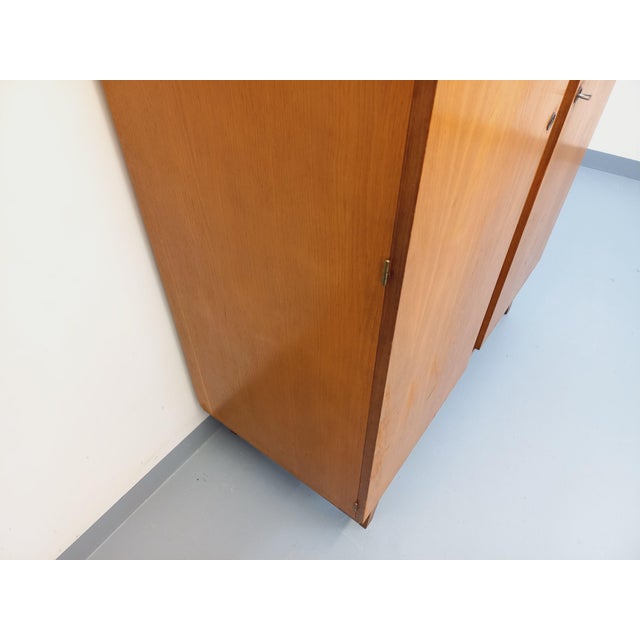 Vintage Oak Wardrobe, 1960s For Sale - Image 6 of 14