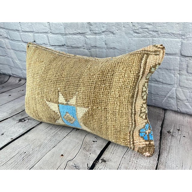 Vintage Pillow Case Turkish Rug Pillow Decorative Rug Pillow Dry cleaning only. PILLOW INSERT IS NOT INCLUDED