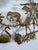 Vintage Dresden Style Brass All Holiday Animal Wreath For Sale - Image 4 of 8