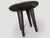 Andrianna Shamaris Minimalist Charred Round Side Table For Sale - Image 13 of 18