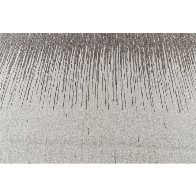 Early 21st Century Modern Forel Scandinavian Style Flat Weave Wool Rug by Doris Leslie Blau For Sale - Image 5 of 8