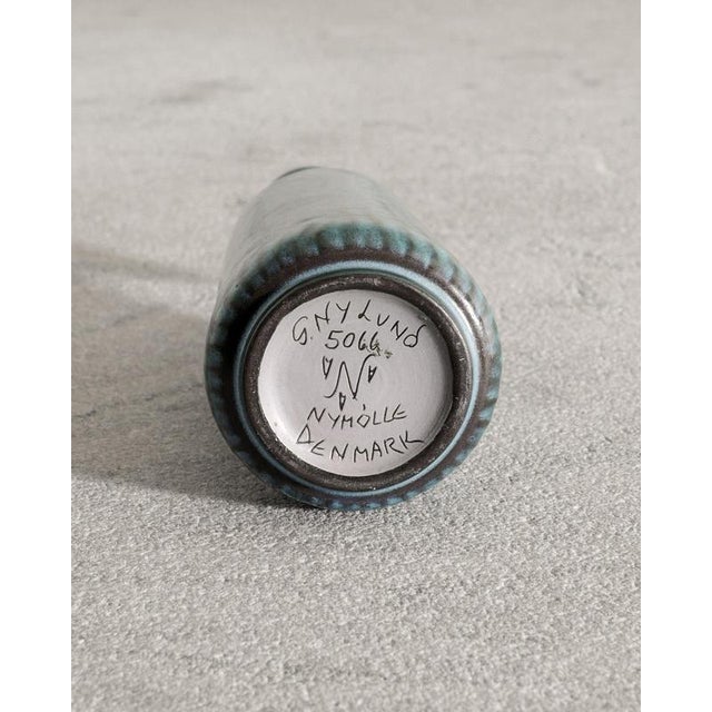 Mid-Century Swedish Blue Vase by Gunnar Nylund, 1950s For Sale - Image 4 of 5