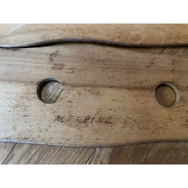 1920s Antique Wooden Sock Forms - a Pair For Sale - Image 5 of 11