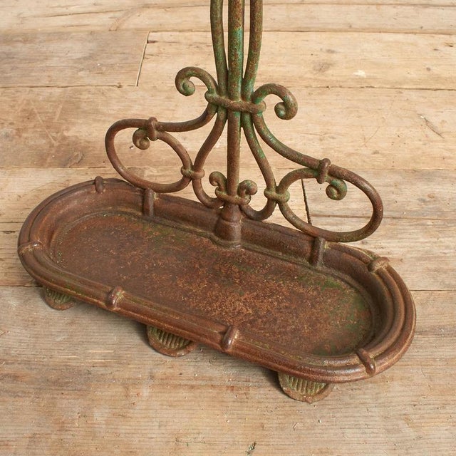 Antique Victorian Cast Iron Umbrella Stand For Sale - Image 4 of 7