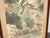 Green Tall Vintage Japanese Panel Screen Picture Forest Landscape and Signed For Sale - Image 8 of 18