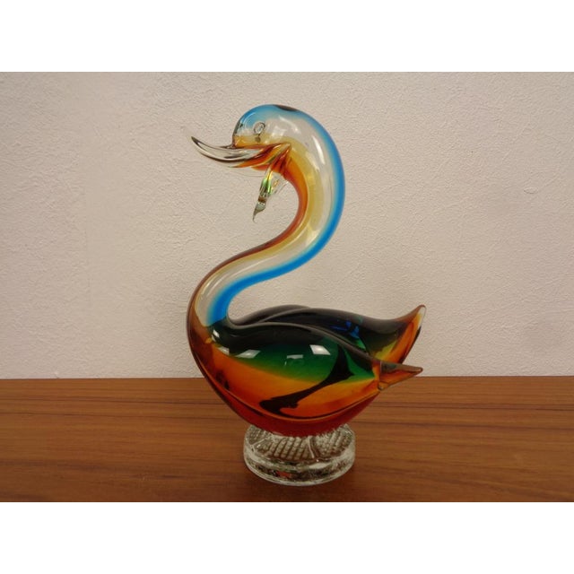 Glass Murano Glass Duck & Swan, Italy, 1960s, Set of 2 For Sale - Image 7 of 18
