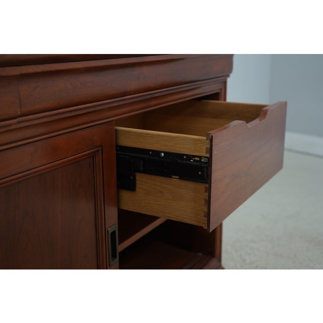 2010s Stickley 21st Century Cherry Media Console For Sale - Image 5 of 18
