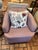Dusty Pink Swivel Club Chairs For Sale - Image 16 of 17