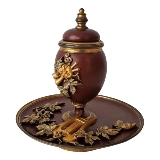 19th Century French Neoclassical Inkstand For Sale