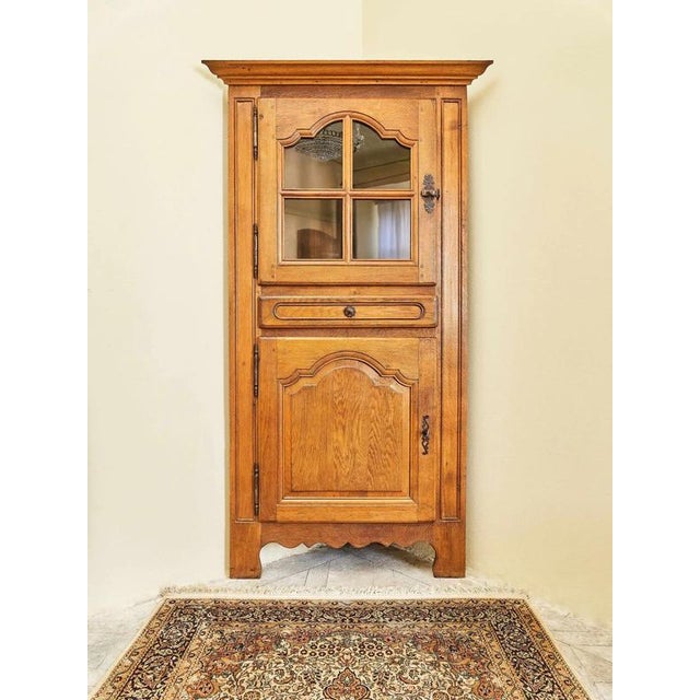 Small Corner Cabinet in Oak, 1800s For Sale - Image 4 of 13