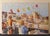 This listing is for a phenomenal coastal genre painting. This painting dates to the 1980s and depicts an outdoor market on...