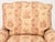 Toile De Jouy Upholstered Club Chair and Ottoman For Sale In New York - Image 6 of 13