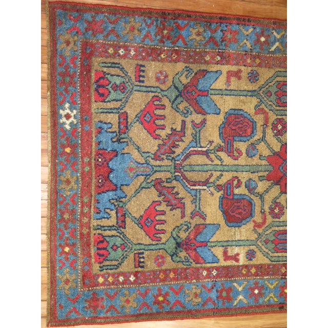 Early 20th Century Persian Kurd Serab Rug with Camel Background - 3'8" x 6'1" For Sale - Image 4 of 6