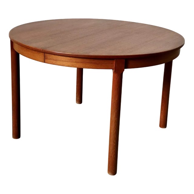 Vintage Danish Extendable Dining Table For Sale
