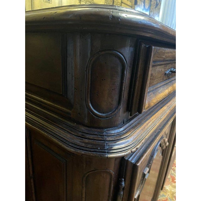 Brown Louis Xiv Period Hunting or Woodwork Buffet For Sale - Image 8 of 11