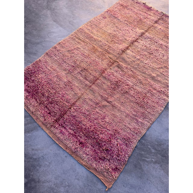 1980s Mid-Century Moroccan Rug - 5'1" X 7'10" Ft For Sale - Image 5 of 10