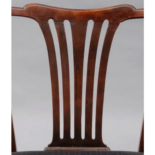 English Period Chippendale Armchair For Sale In Boston - Image 6 of 8