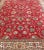 Textile Semi Antique Persian Tabriz Rug With All-Over Blossom Design in Red and Ivory For Sale - Image 7 of 12