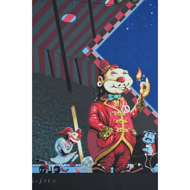 Contemporary Benito, Pipao Circus, 1992, Silkscreen For Sale - Image 3 of 15