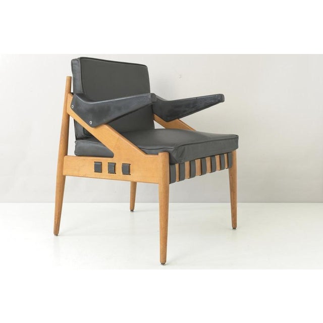 Wood SE 122 A Armchair by Egon Eiermann for Wilde + Spieth, Germany, 1958 For Sale - Image 7 of 14