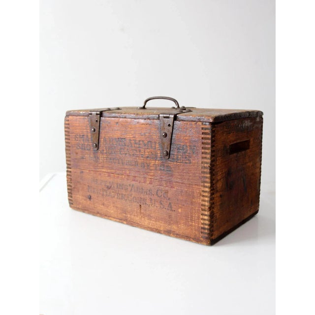 Early 20th Century Antique Winchester Ammunition Box For Sale - Image 5 of 13
