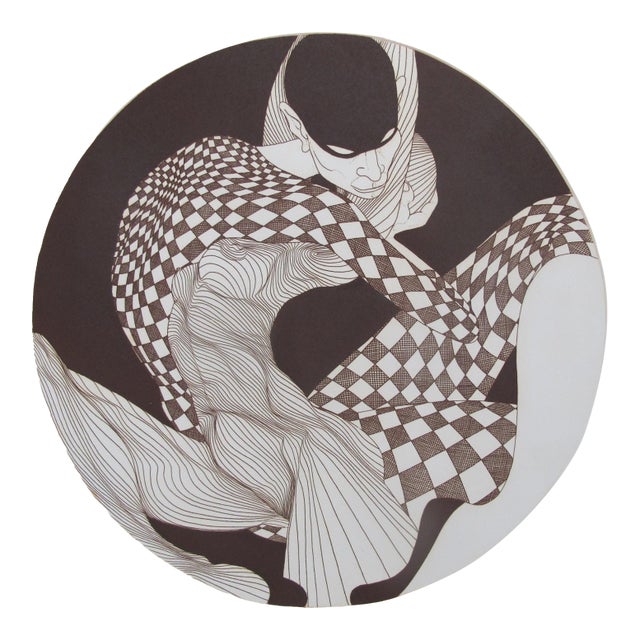 Guillaume Azoulay Le Baiser the Kiss Signed Limited Edition Harlequin Print For Sale