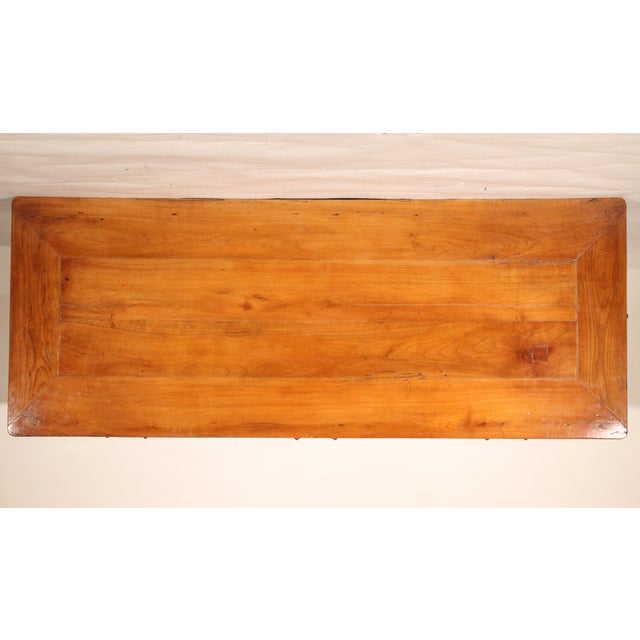 19th Century Louis XV Provincial Fruitwood Desk For Sale - Image 5 of 12