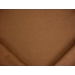 Ralph Lauren LCF66378F Bajo Suede Tobacco Brown Drapery Upholstery Fabric - 1-3/8 Yards For Sale