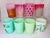 Up for sale is a stunning, hand-curated 8-piece lot of vintage and antique art glass tumblers. This gorgeous collection...