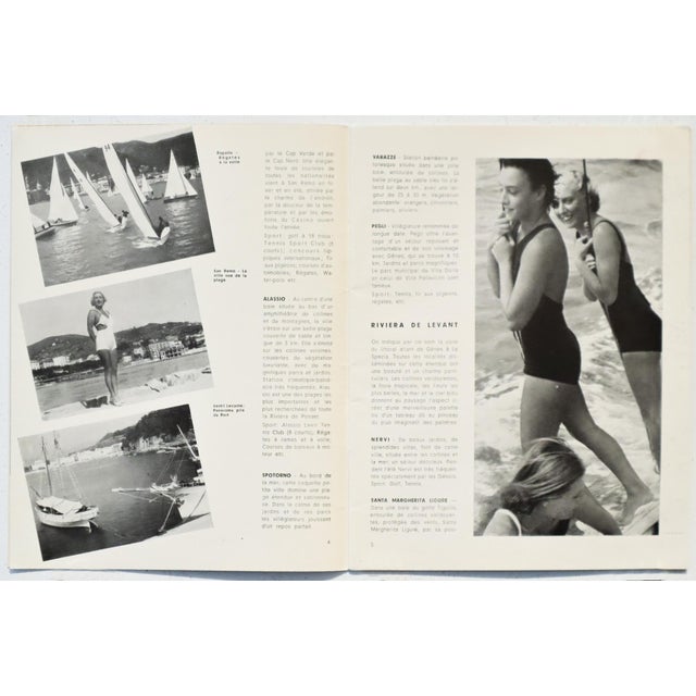 Italian 1938 Italian Travel and Tourism Pamphlet, Plages Italiennes (Italian Beaches) For Sale - Image 3 of 4