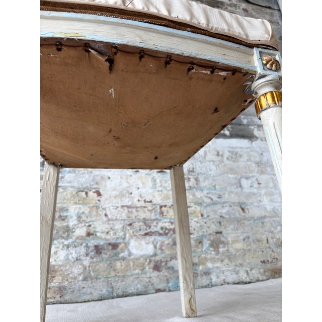 Pair of Antique Neoclassical Painted Side Chairs – Provenance From the Heiress of Macy’s Estate For Sale - Image 15 of 15