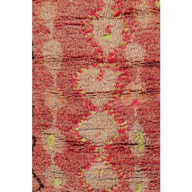 Tribal Vintage Moroccan Runner Rug With Colorful Geometric Medallions - Rug & Kilim For Sale - Image 3 of 8