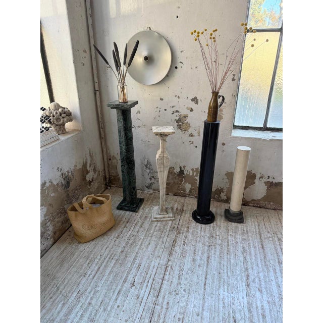 Stone Marble Columns or Pedestals, 1970s, Set of 4 For Sale - Image 7 of 18