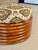 Paul Frankl Vintage Stacked Rattan Ottoman in the Manner of Paul Frankl For Sale - Image 4 of 11