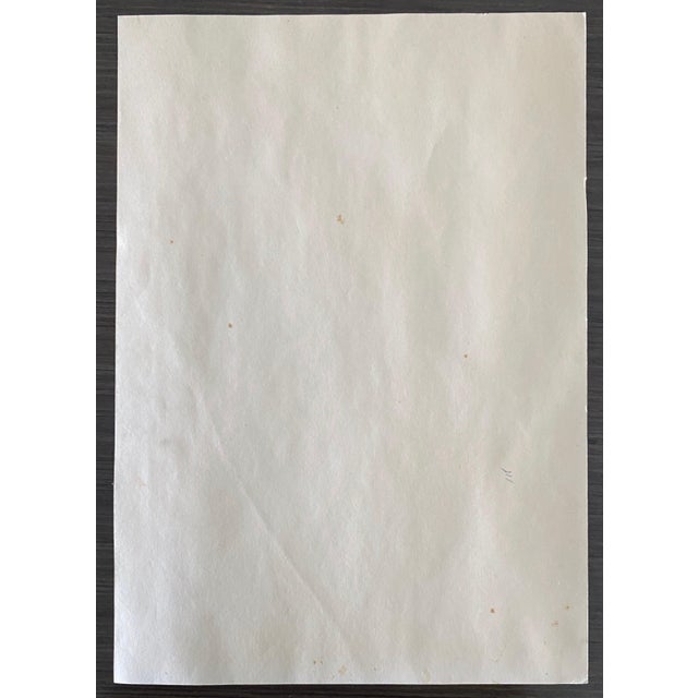 Paint Baruch Nachshon, Hebron, 1969 Israeli Judaica Mixed Media Lithograph With Watercolor, 1969 For Sale - Image 7 of 8