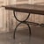 Country French Hand Forged Iron Dining Table With Antique Oak Top For Sale - Image 12 of 18